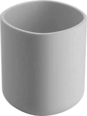 Grauer Birillo Zahnbürstenhalter von Alessi: Modernes Badaccessoire für Zahnbürsten und mehr.
